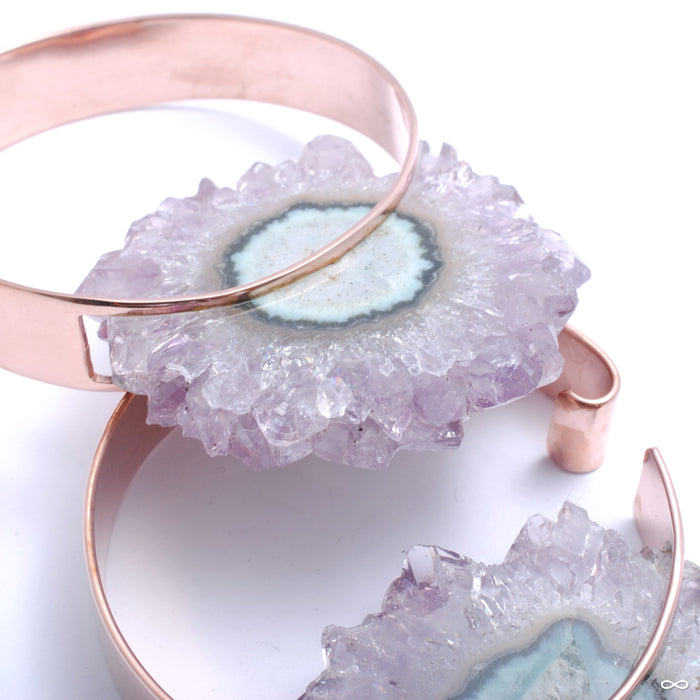 Medium Halo in Rose Gold with Amethyst from Buddha Jewelry