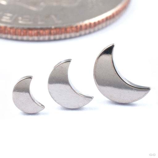 Moon Press-fit End in Titanium from NeoMetal in high polish titanium
