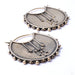 Moirai Earrings from Maya Jewelry in brass