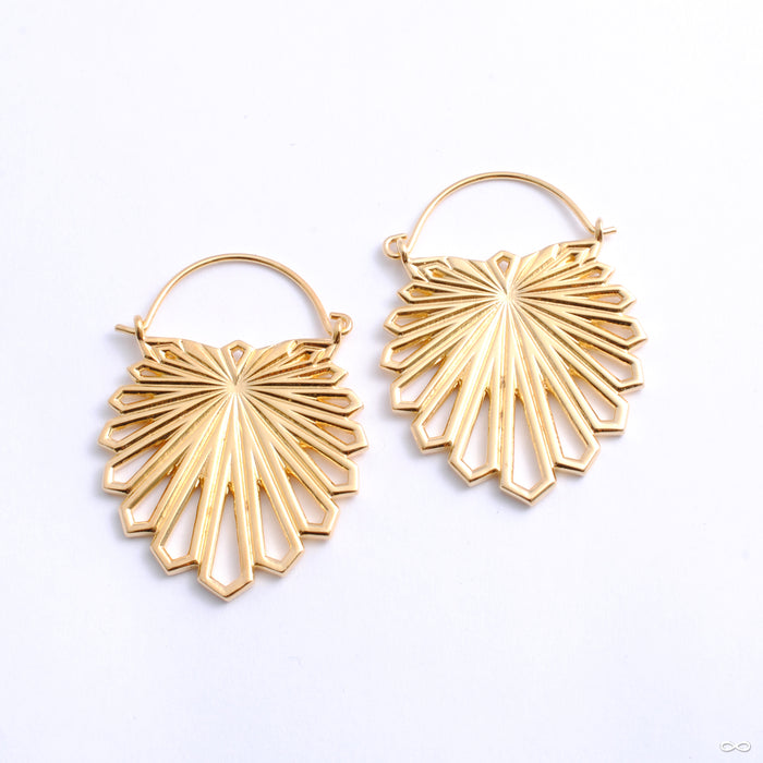 Myriad Earrings from Tether Jewelry in yellow gold
