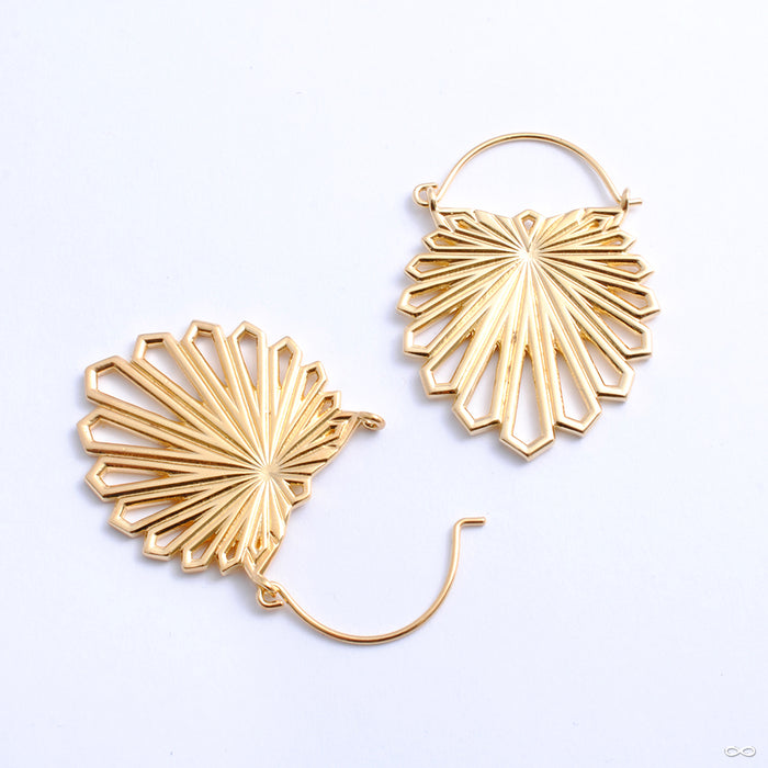 Myriad Earrings from Tether Jewelry in yellow gold