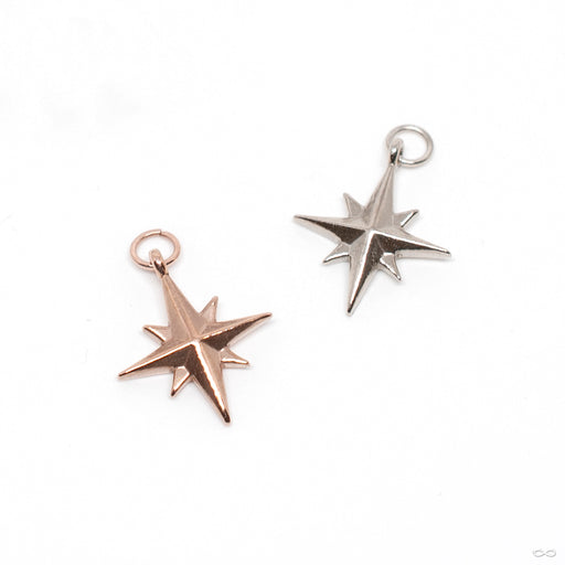 Northern Star Charm in Gold from Hialeah in various materials