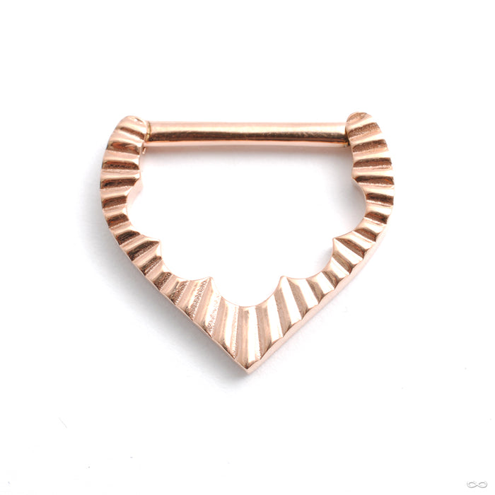 Nova Hinged Ring from Tether Jewelry in rose gold