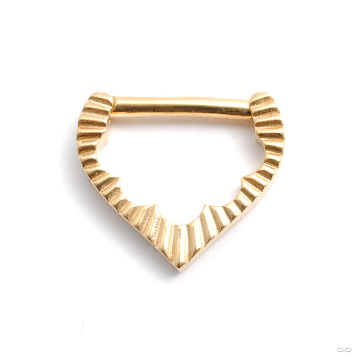 Nova Hinged Ring from Tether Jewelry in yellow gold
