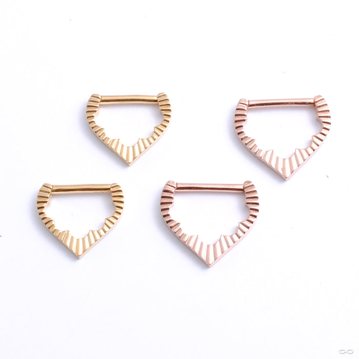 Nova Hinged Ring from Tether Jewelry in assorted materials