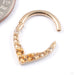 Ombre Rise & Shine Clicker in Gold from Buddha Jewelry open detail