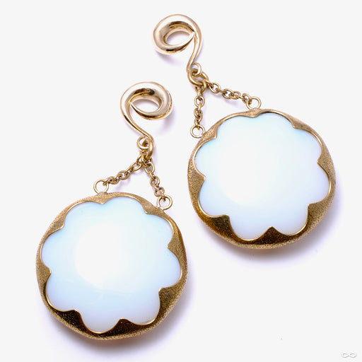 Opalite Cushion Dangles from Diablo Organics