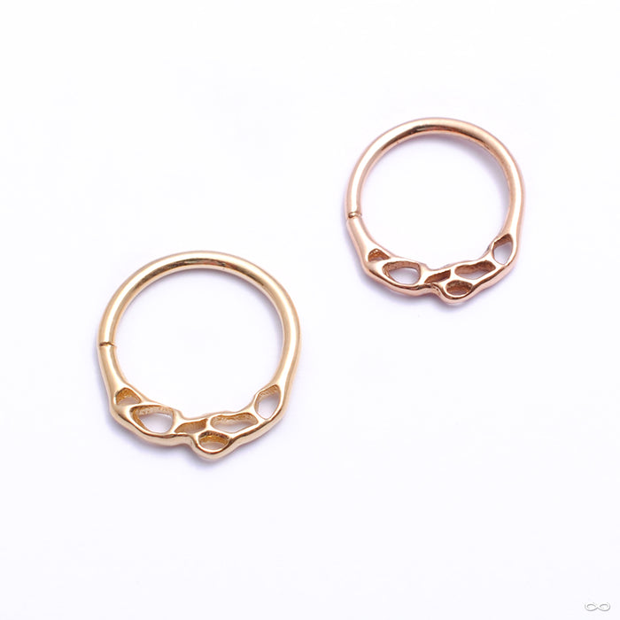Otherworldly Seam Ring in Gold from Pupil Hall in assorted materials