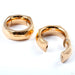 Paradox Weights from Tether Jewelry open view in yellow gold plated steel