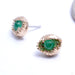 Peek Press-fit End in Gold from Pupil Hall with emerald cabochon