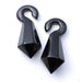 Pendalogue Weights from Diablo Organics in black obsidian