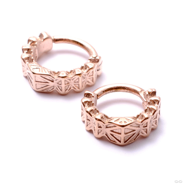 Penrose Clicker from Tether Jewelry in rose gold