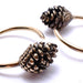 Pine Cone Weights from Eleven44 in brass