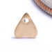 Planchette Press-fit End in Gold from Phoenix Revival Jewelry in yellow gold frosted