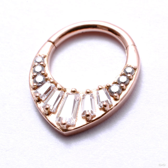 Prism Clicker in Gold from Buddha Jewelry in rose gold