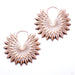 Protea Earrings from Tether Jewelry in rose gold