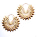 Protea Earrings from Tether Jewelry in yellow gold