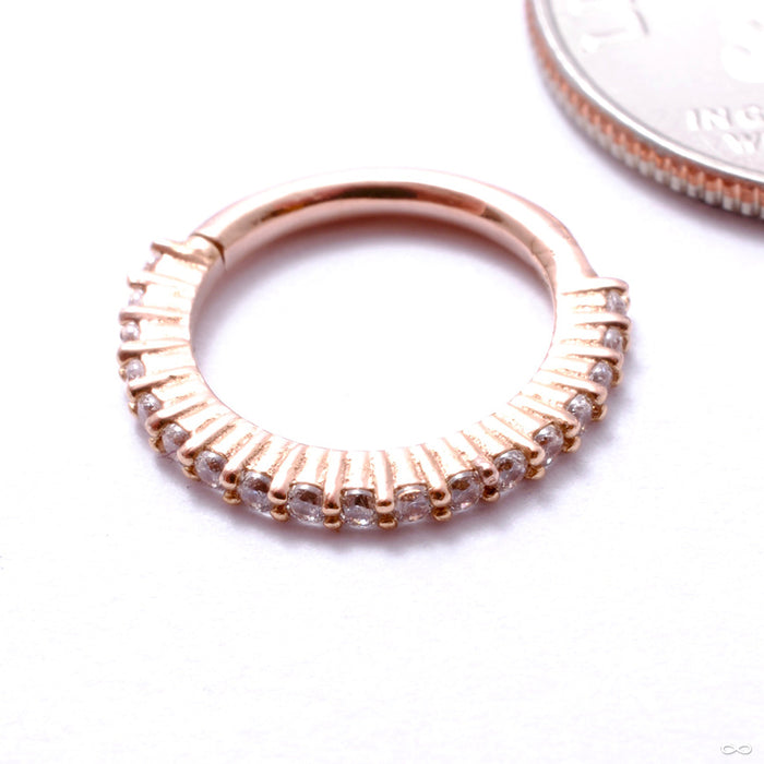 Radiant Clicker in Gold from Buddha Jewelry in rose gold