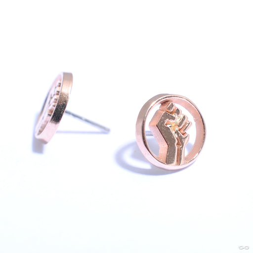 Resist Press-fit End in Gold from Quetzalli in rose gold