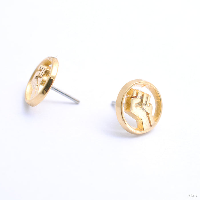 Resist Press-fit End in Gold from Quetzalli in yellow gold