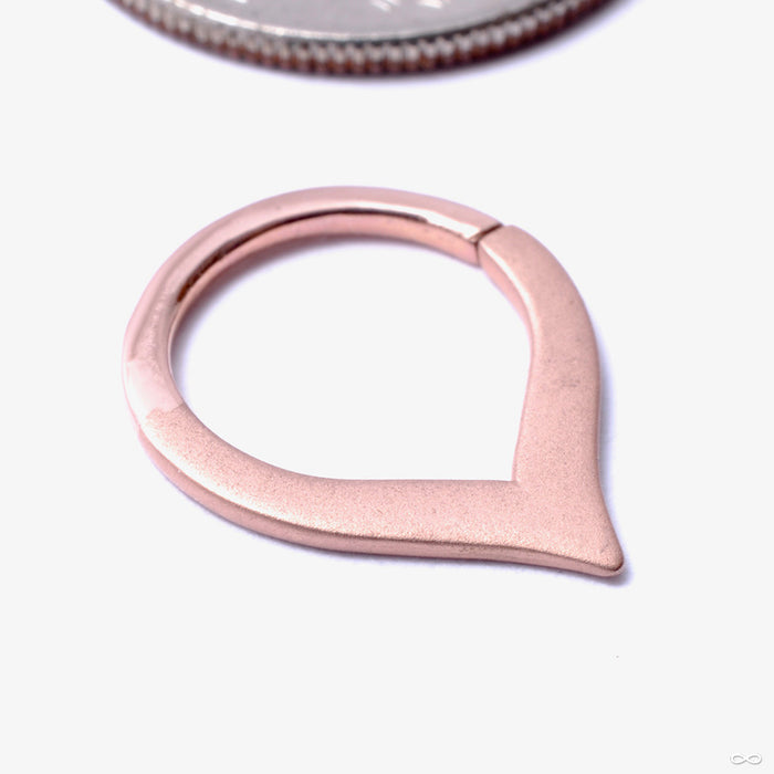 Rise Seam Ring in Gold from Buddha Jewelry in rose gold
