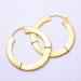 Royal Fang Earrings from Maya Jewelry in yellow-gold-plated brass
