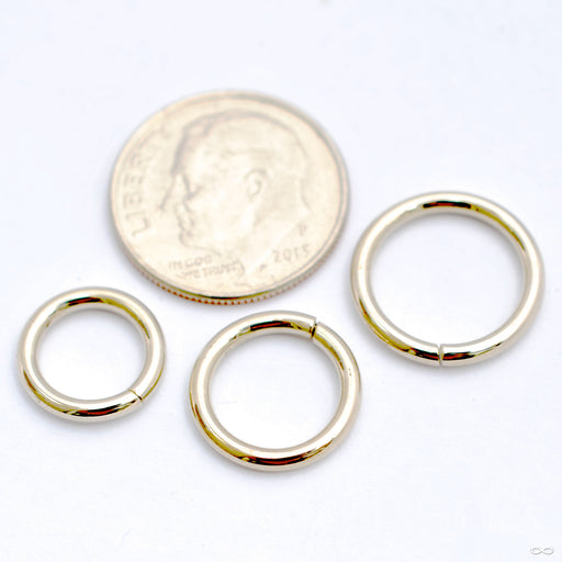 Seam Ring in Gold in 18g from LeRoi in 14k White Gold