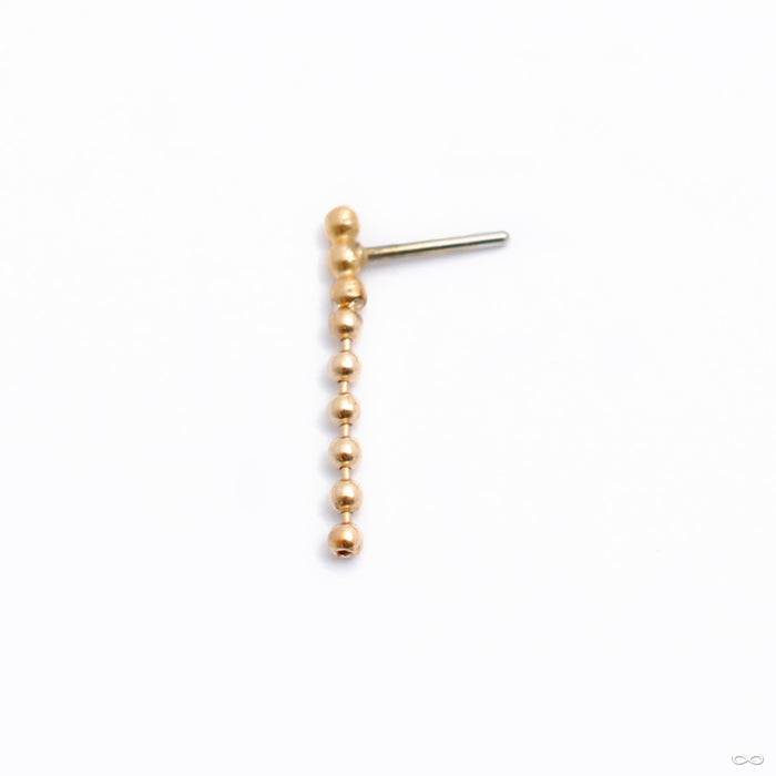 Small Bella Kite Press-fit End in Gold from Quetzalli in yellow gold
