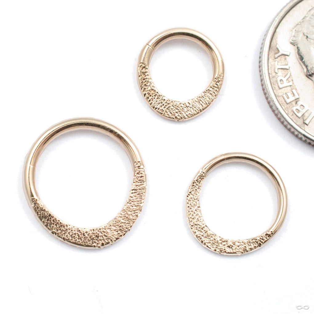Smashed Seam Ring in Gold from Vira Jewelry — Infinite Body Piercing, Inc.