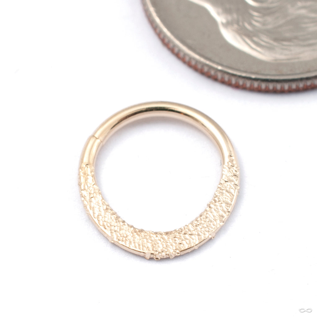 Smashed Seam Ring in Gold from Vira Jewelry — Infinite Body Piercing, Inc.