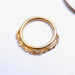 Spark Seam Ring in Gold from Pupil Hall in yellow gold