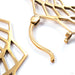 Spirograph Hoops in Brass from Diablo Organics yellow brass open detail