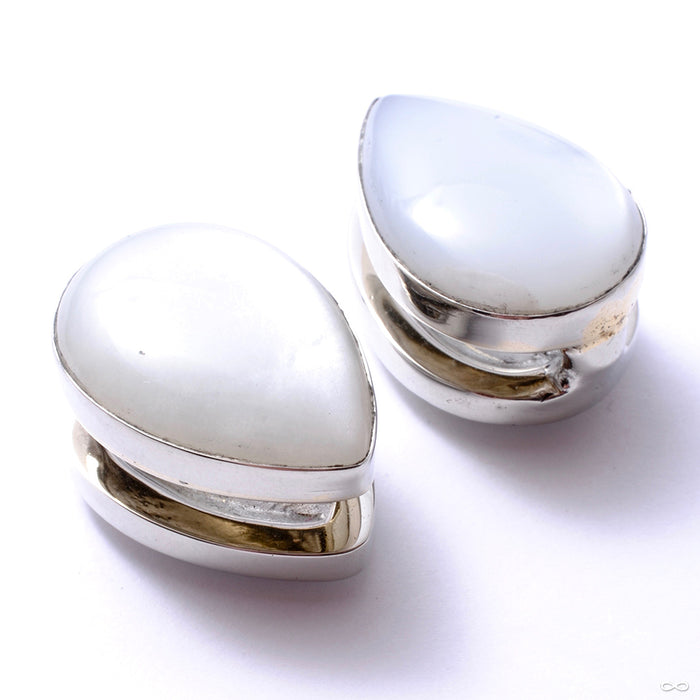 Stone Spade Weights from Diablo Organics with moonstone