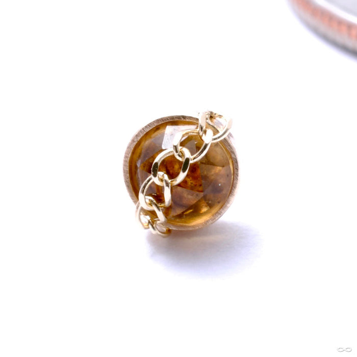 Sweetness Press-fit End in Gold from Pupil Hall with citrine