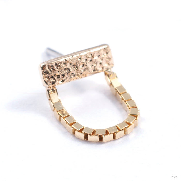 Swing Press-fit End in Gold from Quetzalli in yellow gold