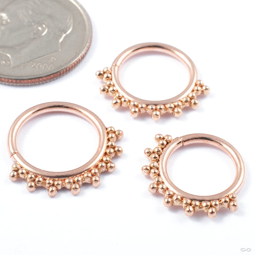 Talia Seam Ring in Gold from Leroi in various sizes in rose gold