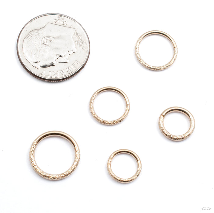 Textured Seam Ring in Gold from Vira Jewelry — Infinite Body Piercing, Inc.