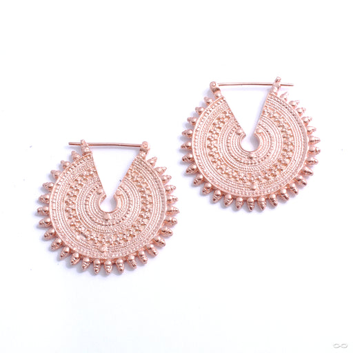 The Queens Earrings from Maya Jewelry in rose gold