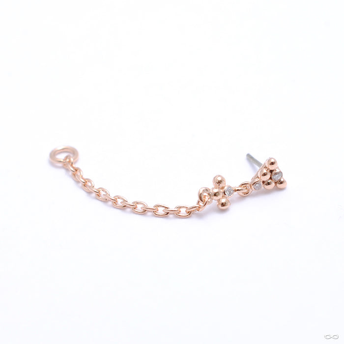 This & That Mini Lasso Press-fit End in Gold from Pupil Hall in rose gold