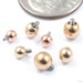 Ball Threaded End in Gold from Leroi in various sizes and materials