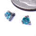 Three Prong-set Gem Threaded End in Titanium from Industrial Strength with mint