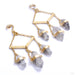 Tibetan Crystal Dangles with Clear Quartz from Diablo Organics