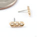 Tiny Tuff Press-fit End in Gold from Maya Jewelry in yellow gold