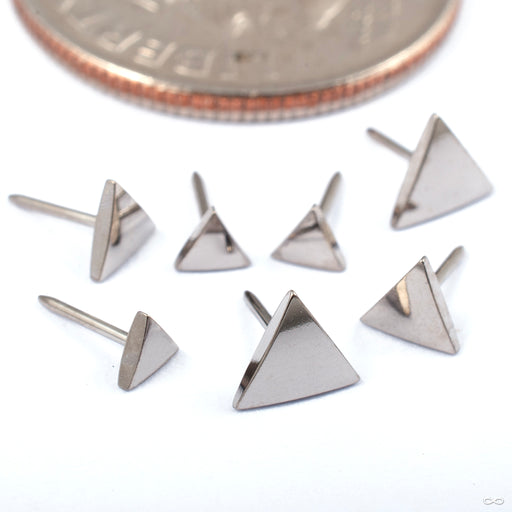 Triangle Press-fit End in Titanium from NeoMetal in various sizes