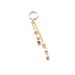 Trio Bead Nipple Charm in Gold from Pupil Hall in yellow gold