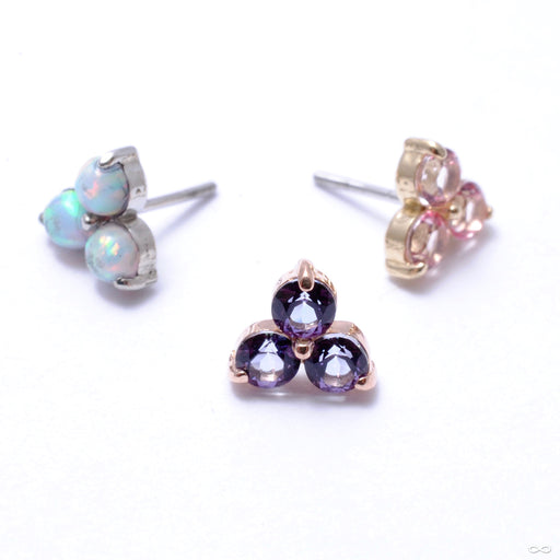 Trio Press-fit End in Gold from Anatometal in assorted materials