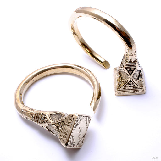 Tuarag Hoop Weights from Eleven44 in brass