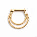 Twisted Sonder Hinged Ring in Gold from Quetzalli in yellow gold