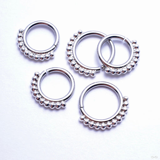 Vaughn Seam Ring in Stainless Steel from Anatometal