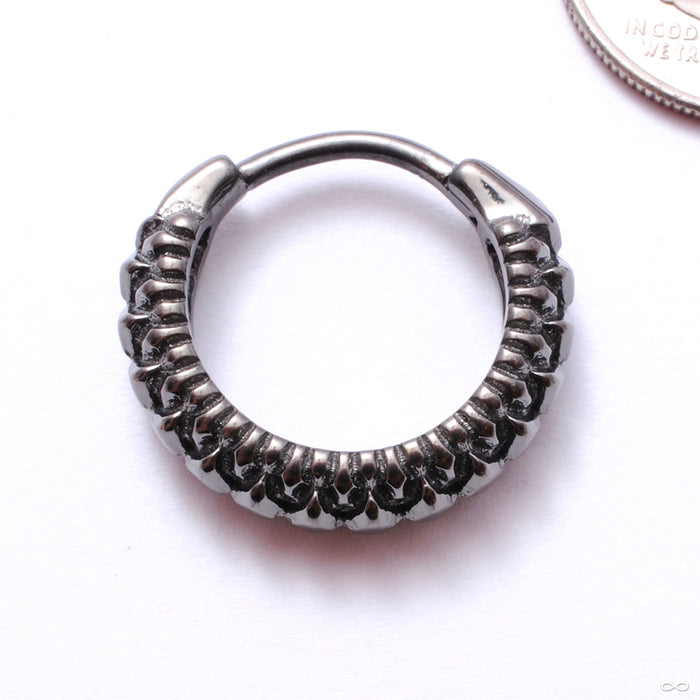 Vitae Clicker from Tether Jewelry in obsidian